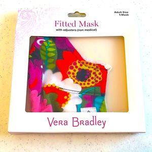Vera Bradley Fitted Mask “Va Va Bloom” NEW Adult Size (1 Mask)